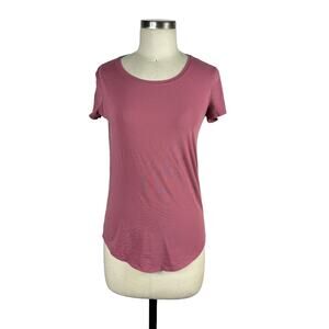 lululemon athletica Pink Short Sleeve Tee